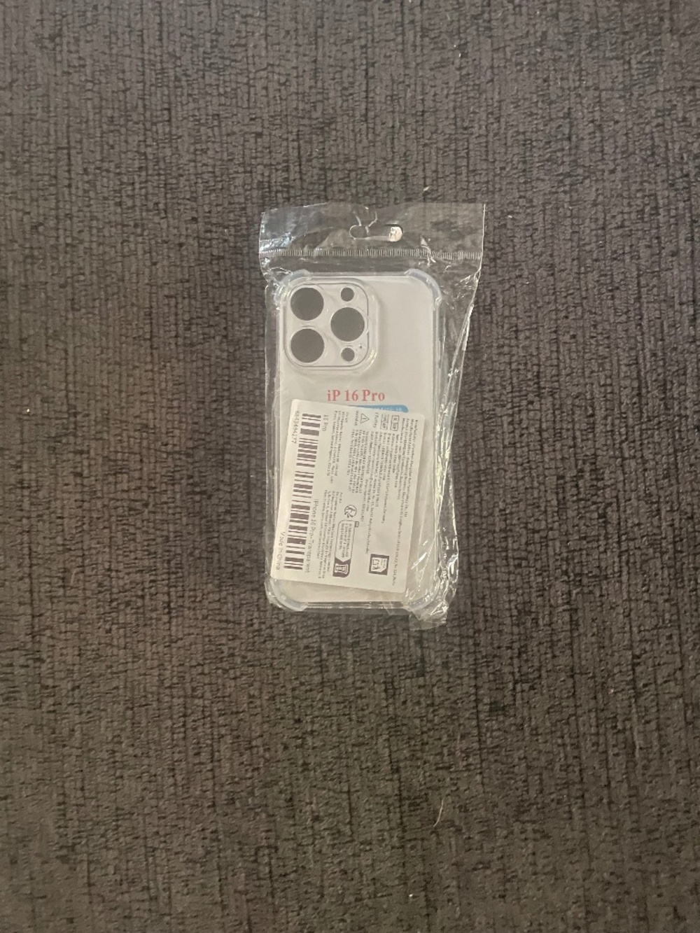 iPhone 16 Pro Clear Case - New Sealed Transparent Protective Cover